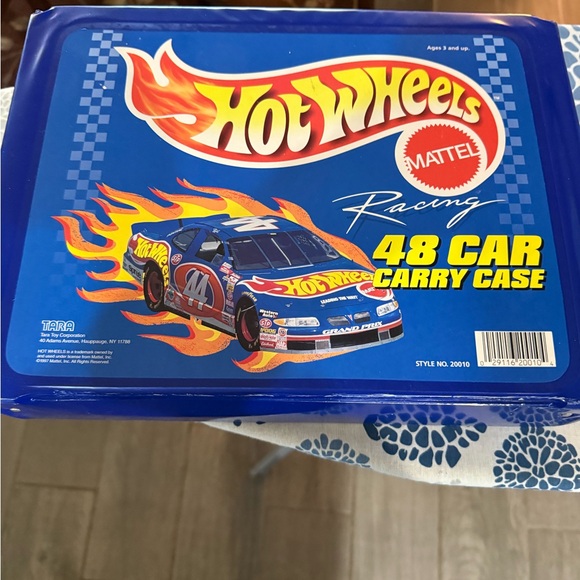 Hot Wheels Other - Hot Wheels Blue 48-Car Carry Case
